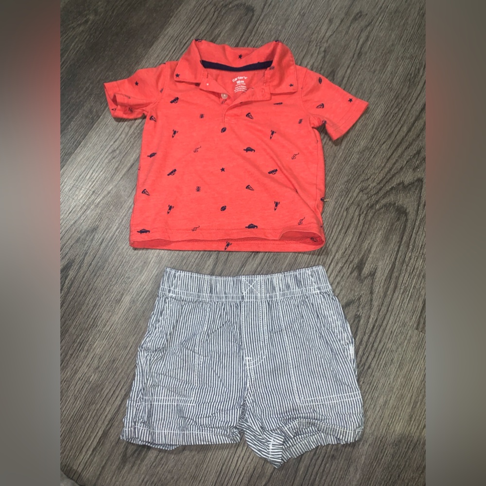 Carters (2) piece short set 18 months